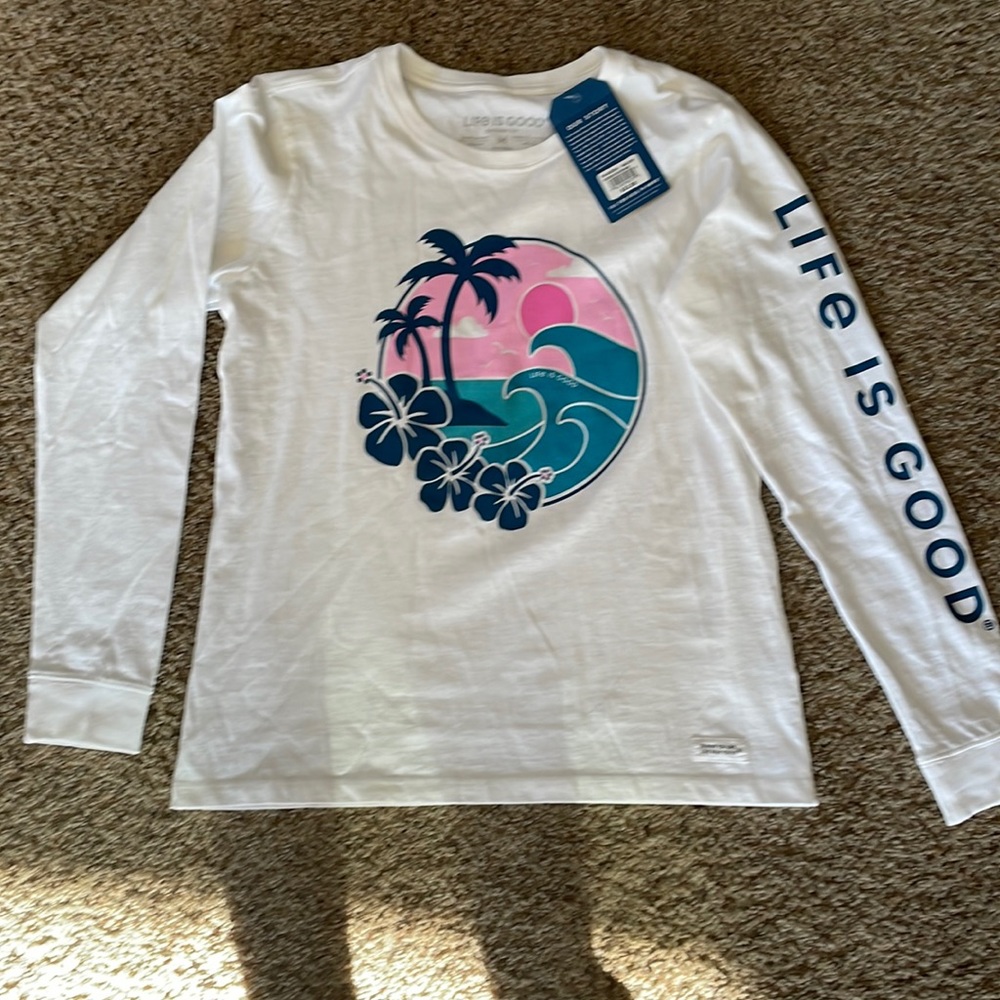 Life Is Good Crusher Long Sleeved Tee
